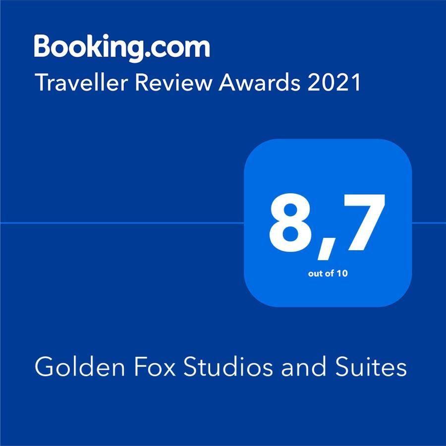 Golden Fox Studios And Suites Lákones Exterior foto
